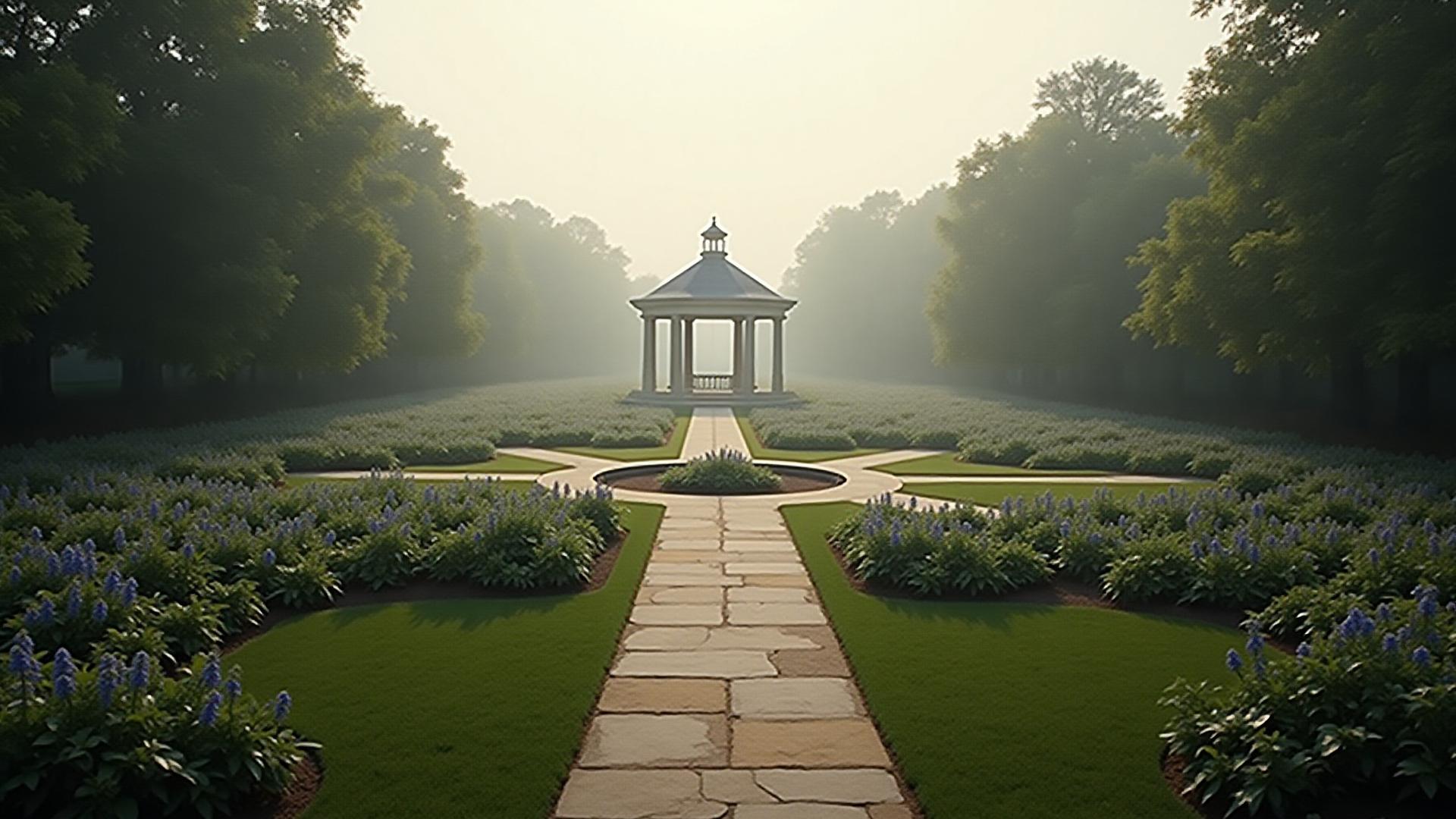 The Governor's Respite, a historical garden with period-accurate plantings in Jefferson City